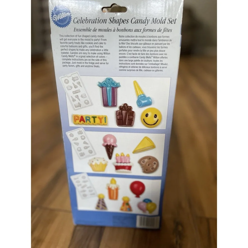 Wilton Celebration Shapes Candy etc Mold‎